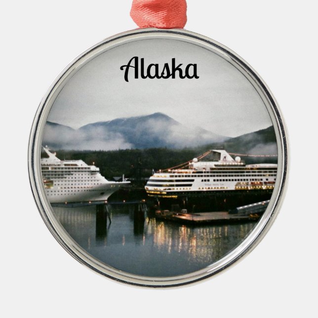 Alaska! Metal Ornament (Front)
