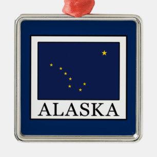 Alaska Metal Ornament