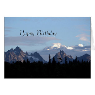 Alaska Mountain Range Denali Photo Anniversaire