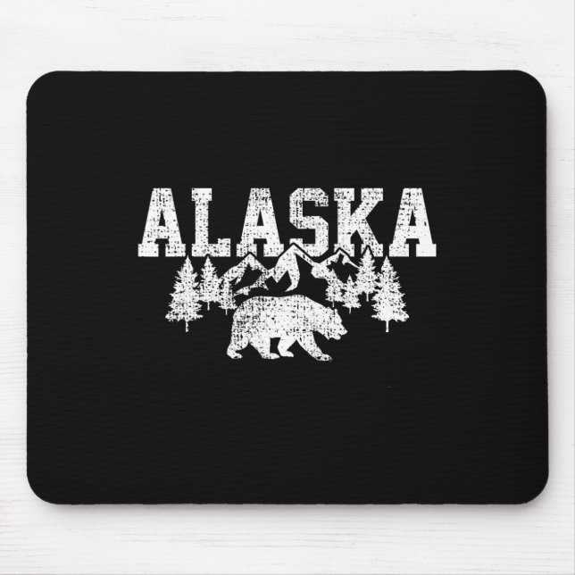 Alaska Mountains Forest Hunting Usa  Mouse Pad (Front)
