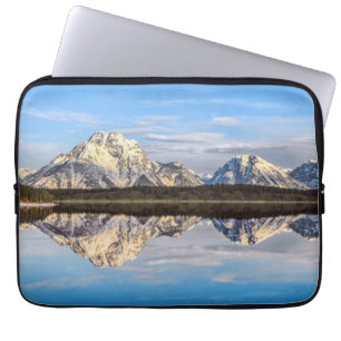 Alaska Mountains Reflection Photo Laptop Sleeve