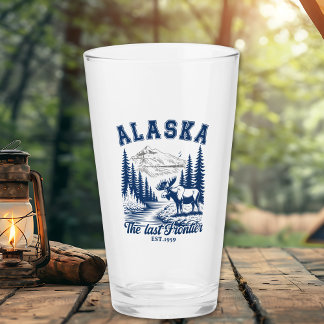 Alaska Nature Landscape and Moose Design Glass