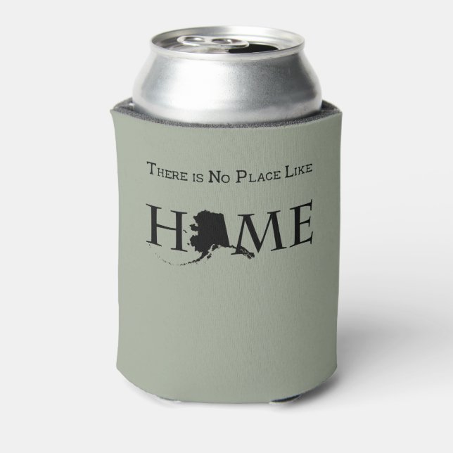 Alaska No Place Like Home Can Cooler (Can Back)