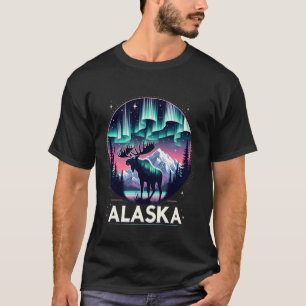 Alaska Northern Lights Aurora Viewing Vacation Ala T-Shirt