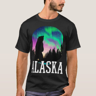 Alaska Nothern Lights Viewing Vacation T-Shirt