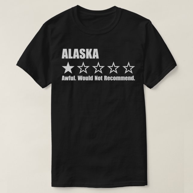Alaska One Review TShirt 2 (Design Front)