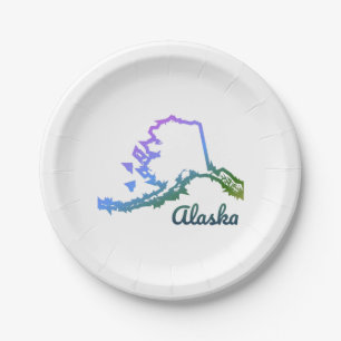 Alaska Paper Plate