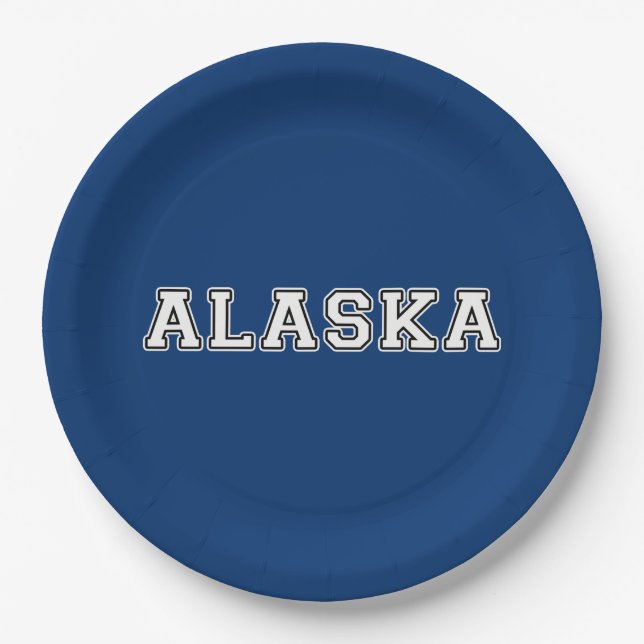 Alaska Paper Plate (Front)
