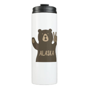Alaska Peace Bear Thermal Tumbler