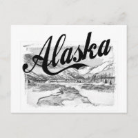 Alaska Pencil Sketch