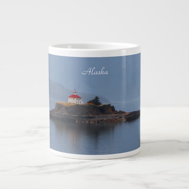Alaska, phare, île, photographie, mug (Devant)