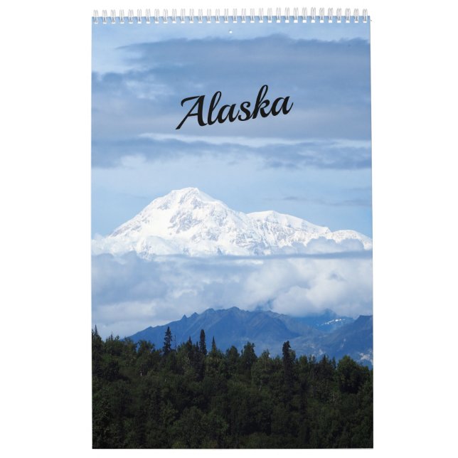 Alaska Photo Customizable Calendar (Cover)