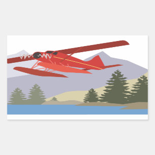 Alaska Plane Sticker