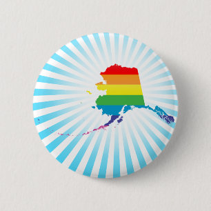 alaska pride. 2 inch round button