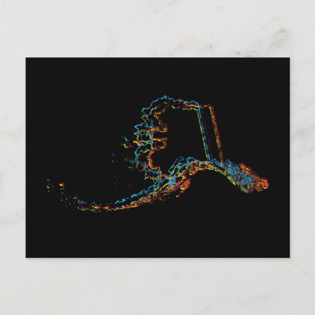 alaska pride blur postcard (Front)