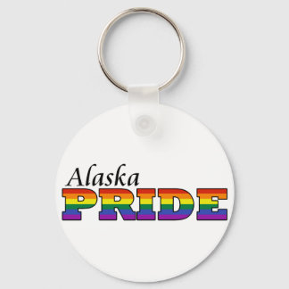 Alaska Pride Keychain