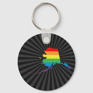 alaska pride. keychain