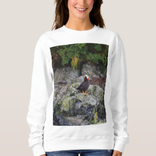 Alaska - Puffin on Rocks Sweatshirt