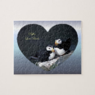 Alaska Puffins Feathered Colourful Birds Jigsaw Puzzle