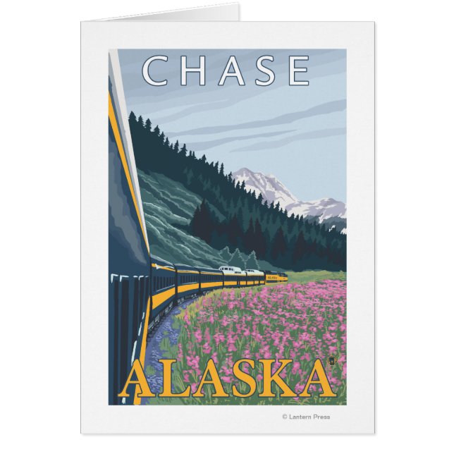 Alaska Railroad Scene - Chase, Alaska (Front)