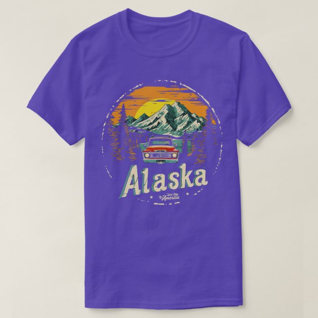 Alaska Road Trip T-Shirt (Design Front)