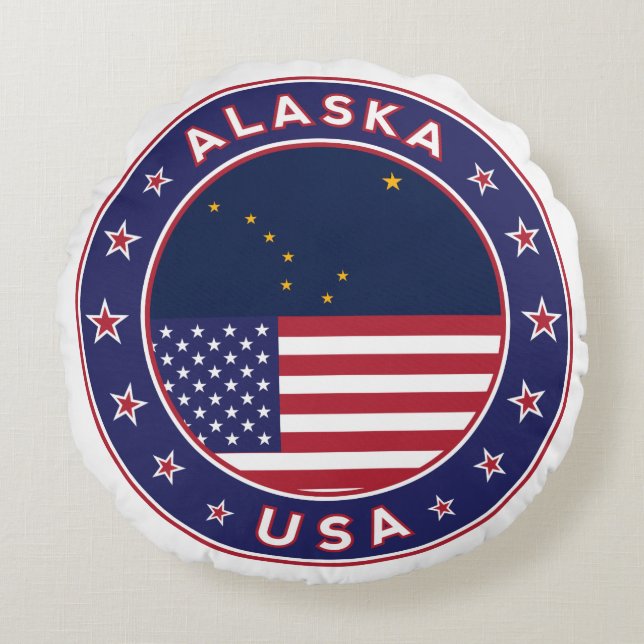 Alaska Round Pillow (Front)