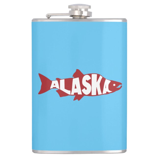 Alaska Salmon Flask (Front)