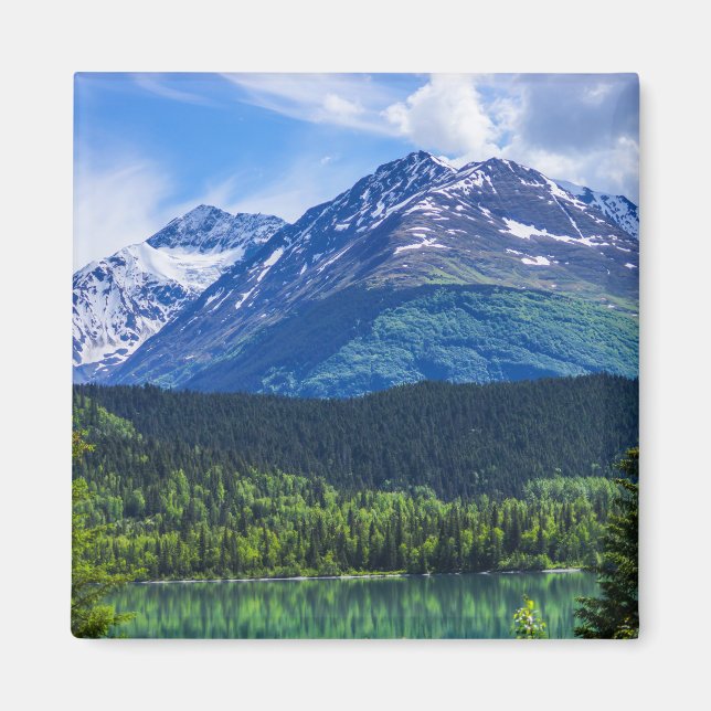 Alaska Scenic Byway Mountain Magnet (Front)