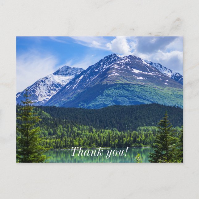 Alaska Scenic Byway Mountain Postcard (Front)