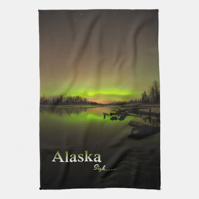 Alaska Sigh.... Kitchen Towel (Vertical)