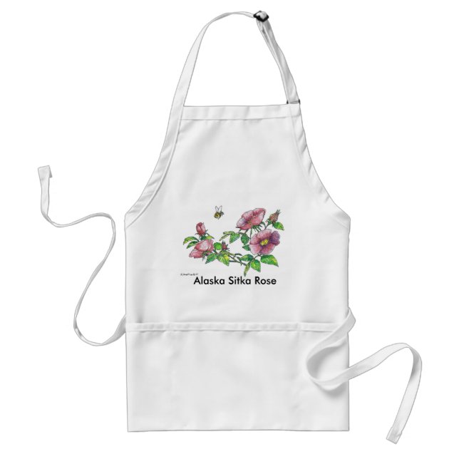 Alaska Sitka Rose Garden Standard Apron (Front)