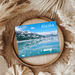 Alaska Snow Glacier Mountain Trip Postcard<br><div class="desc">This design was created through digital art. Customize it with your own text. It may be personalized by clicking the customize button and changing the colour, adding a name, initials or your favourite words. Contact me at colorflowcreations@gmail.com if you with to have this design on another product. Purchase my original...</div>