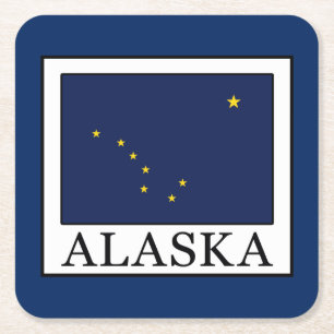 Alaska Square Paper Coaster