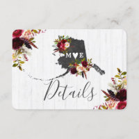 Alaska State Destination Rustic Wedding Details