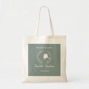 Alaska State Destination Wedding Welcome  Tote Bag