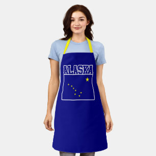 Alaska State Flag Apron