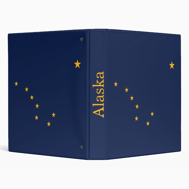 Alaska State Flag Binder (Background)