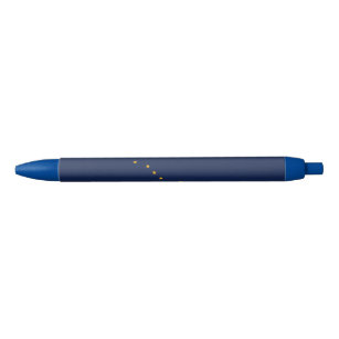 Alaska State Flag Blue Ink Pen