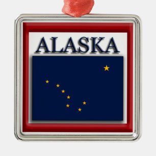 Alaska State Flag Christmas Ornament