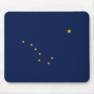 Alaska State Flag Design Mouse Pad