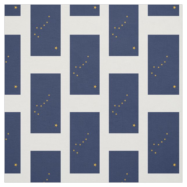 Alaska State Flag Fabric (Swatch)
