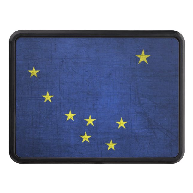 Alaska State Flag Hitch Cover (Front)