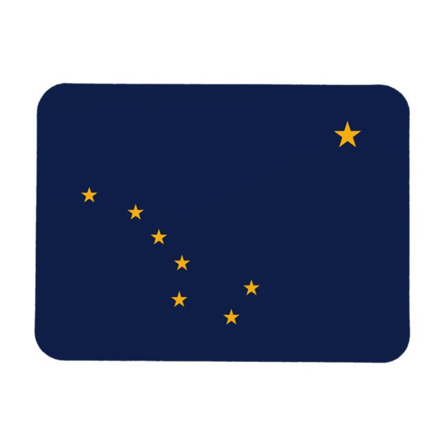 Alaska State Flag Magnet (Horizontal)