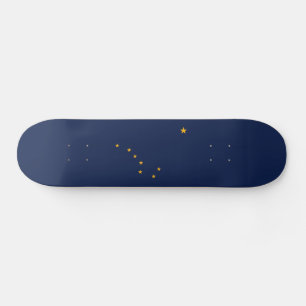 Alaska State Flag Skateboard