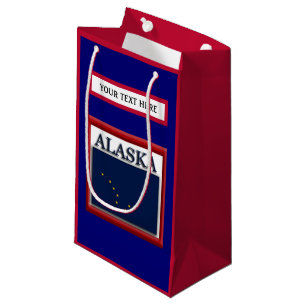 Alaska State Flag Small Gift Bag
