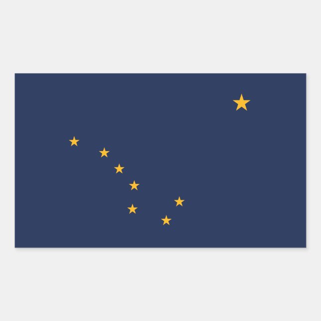 Alaska State Flag Sticker (Front)