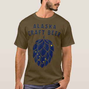 Alaska State Flag United States of Craft Beer T-Shirt