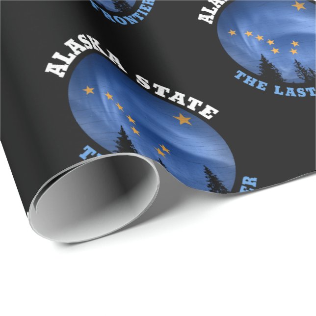 ALASKA STATE FLAG WRAPPING PAPER (Roll Corner)