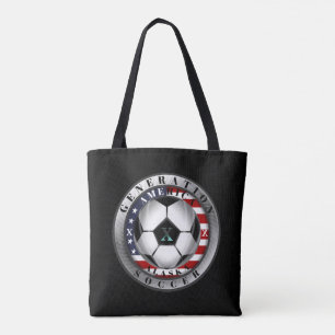 Alaska State Generation X American Soccer Tote Bag