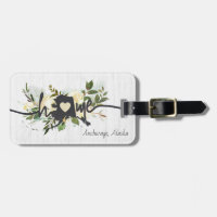 Alaska State Personalized Your Home City Rustic